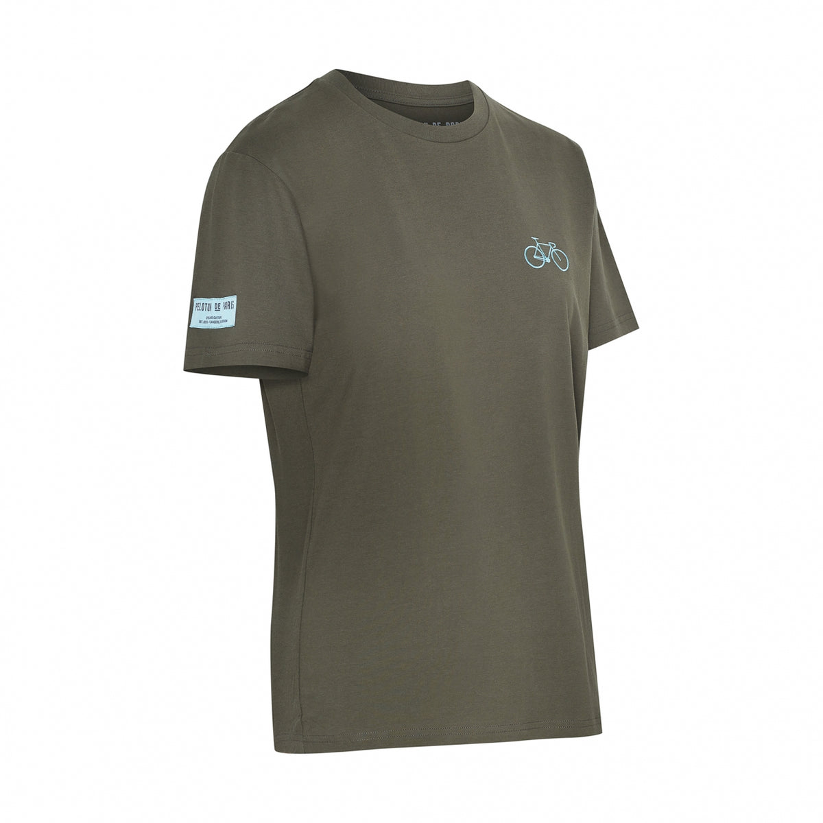 Bike T-Shirt Embroidered | Khaki
