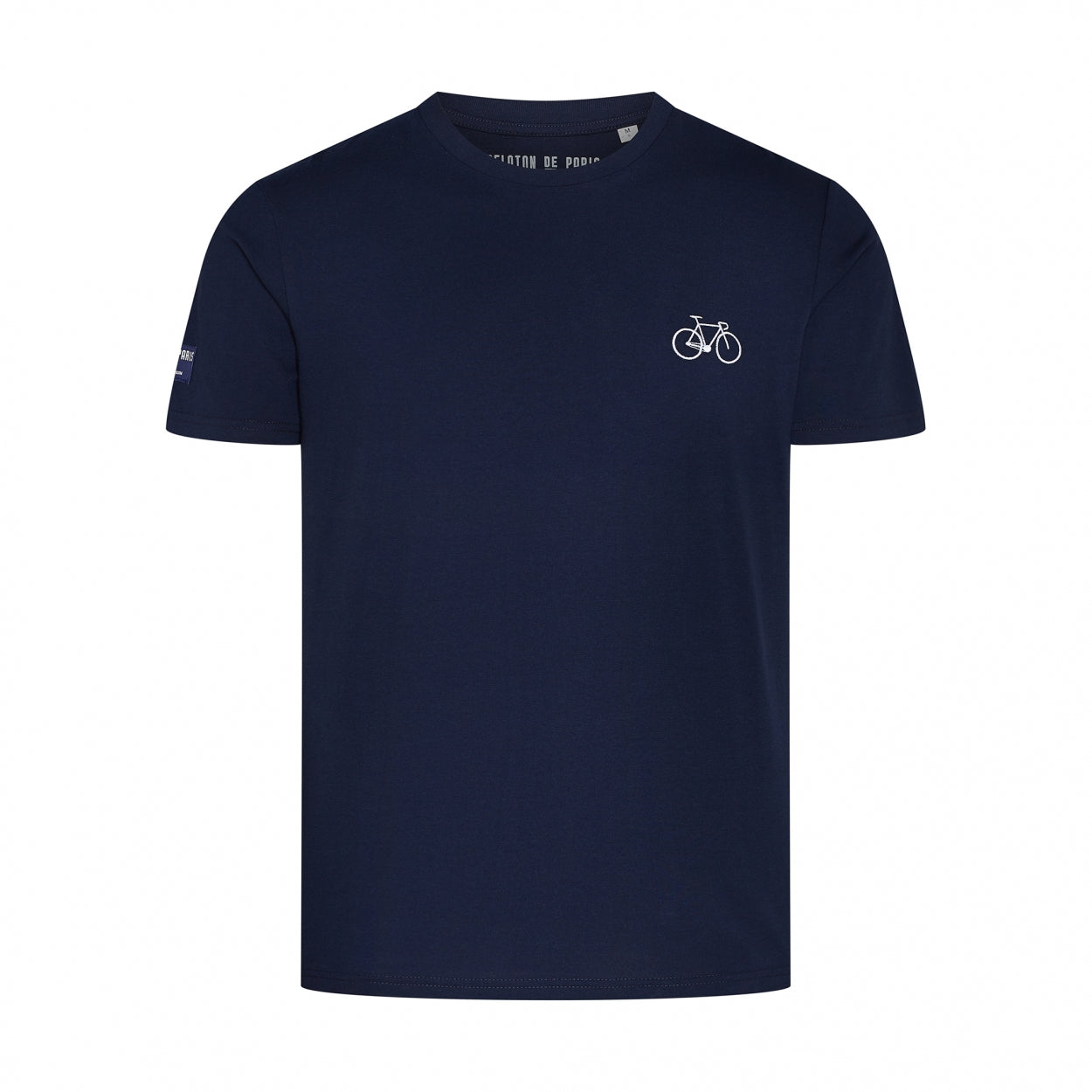 Bike T-Shirt Embroidered | Navy