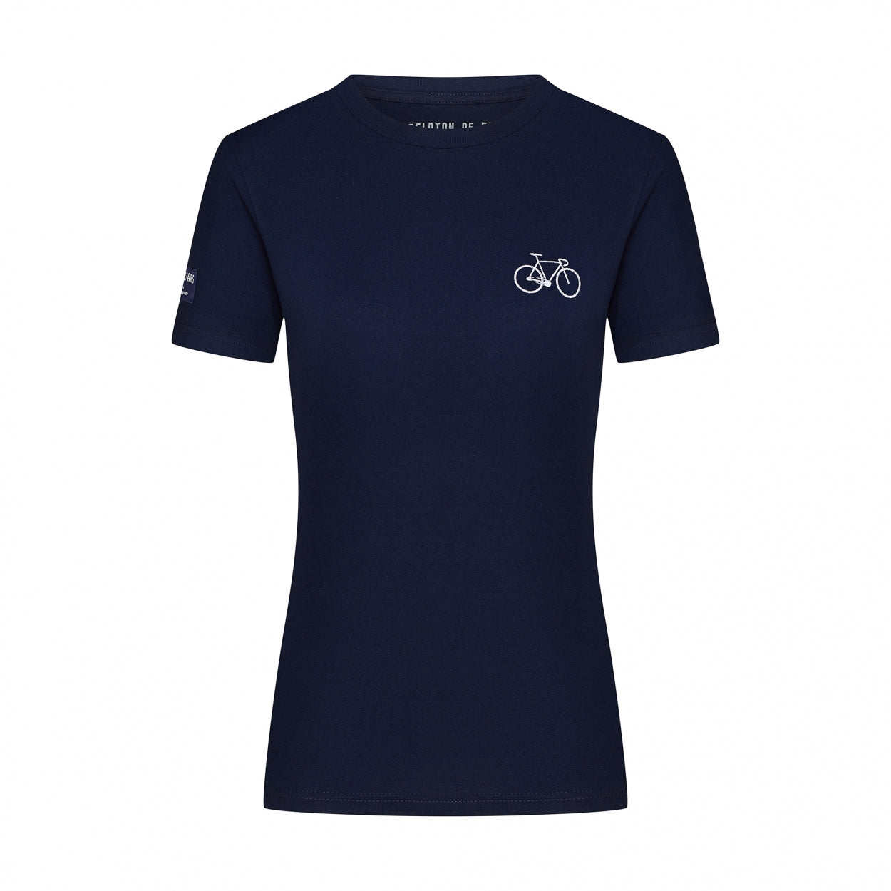 Bike T-Shirt Embroidered | Navy