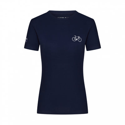 Bike T-Shirt Embroidered | Navy