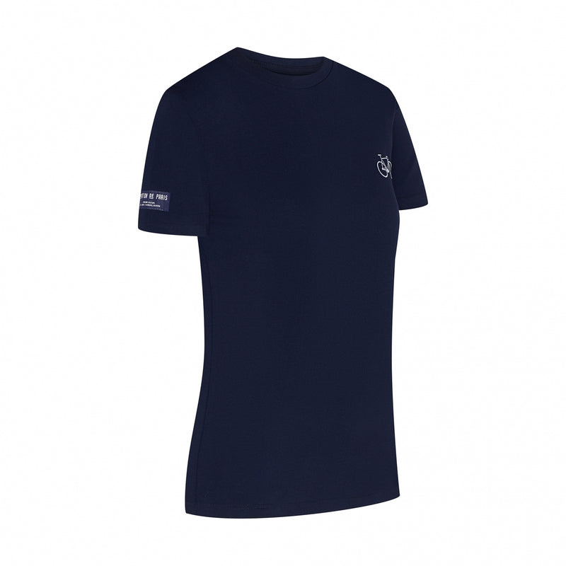 Bike T-Shirt Embroidered | Navy