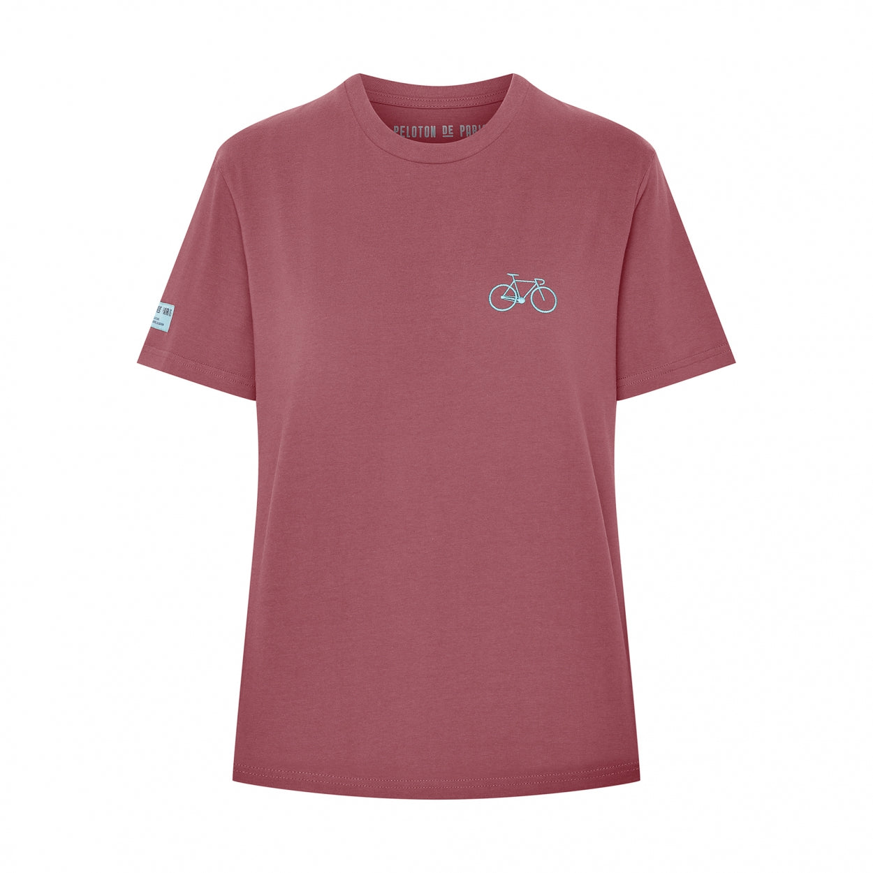 Bike T-Shirt Embroidered | Rose