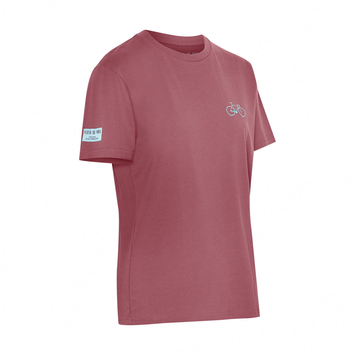Bike T-Shirt Embroidered | Rose