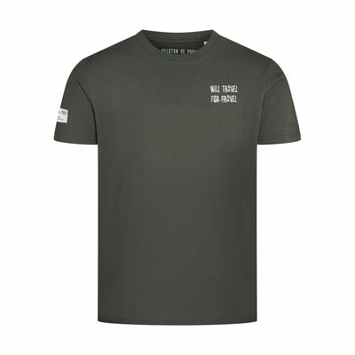 Will Travel for Gravel T-shirt | Khaki