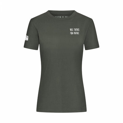 Will Travel for Gravel T-shirt | Khaki