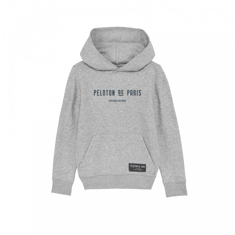 Cycling Culture Kids Hoodie | Heather Grey