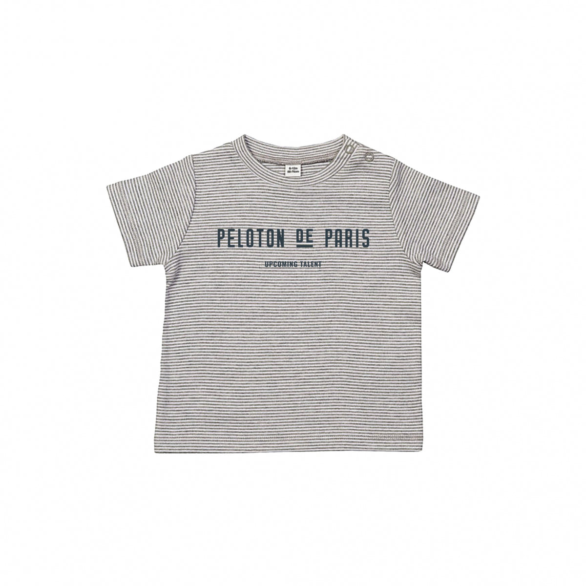Upcoming Talent&#39; Baby T-Shirt | Striped Grey