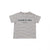 Upcoming Talent' Baby T-Shirt | Striped Grey