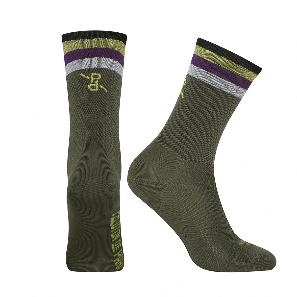 Popsicle PLTN Socks | Khaki/Yellow